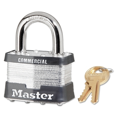 4 PIN TUMBLER LAMINATEDPADLOCK KEY
